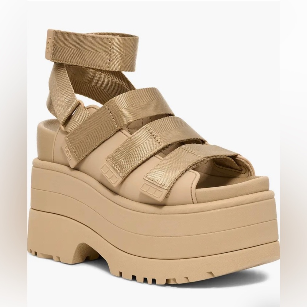 NIB UGG Goldenrise platform sandals 7/38